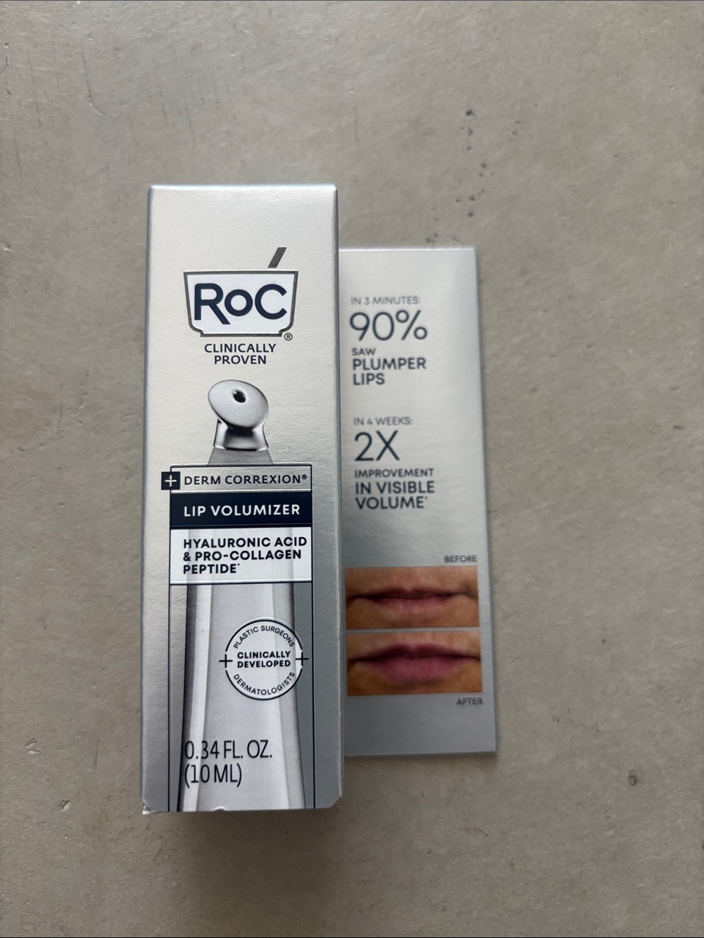 NIB RoC Lip Volumizer with Hyaluronic Acid & Pro-Collagen Peptide